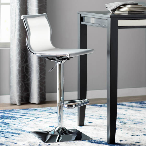 Ivy Bronx Bucholz Swivel Adjustable Height Bar Stool & Reviews Wayfair